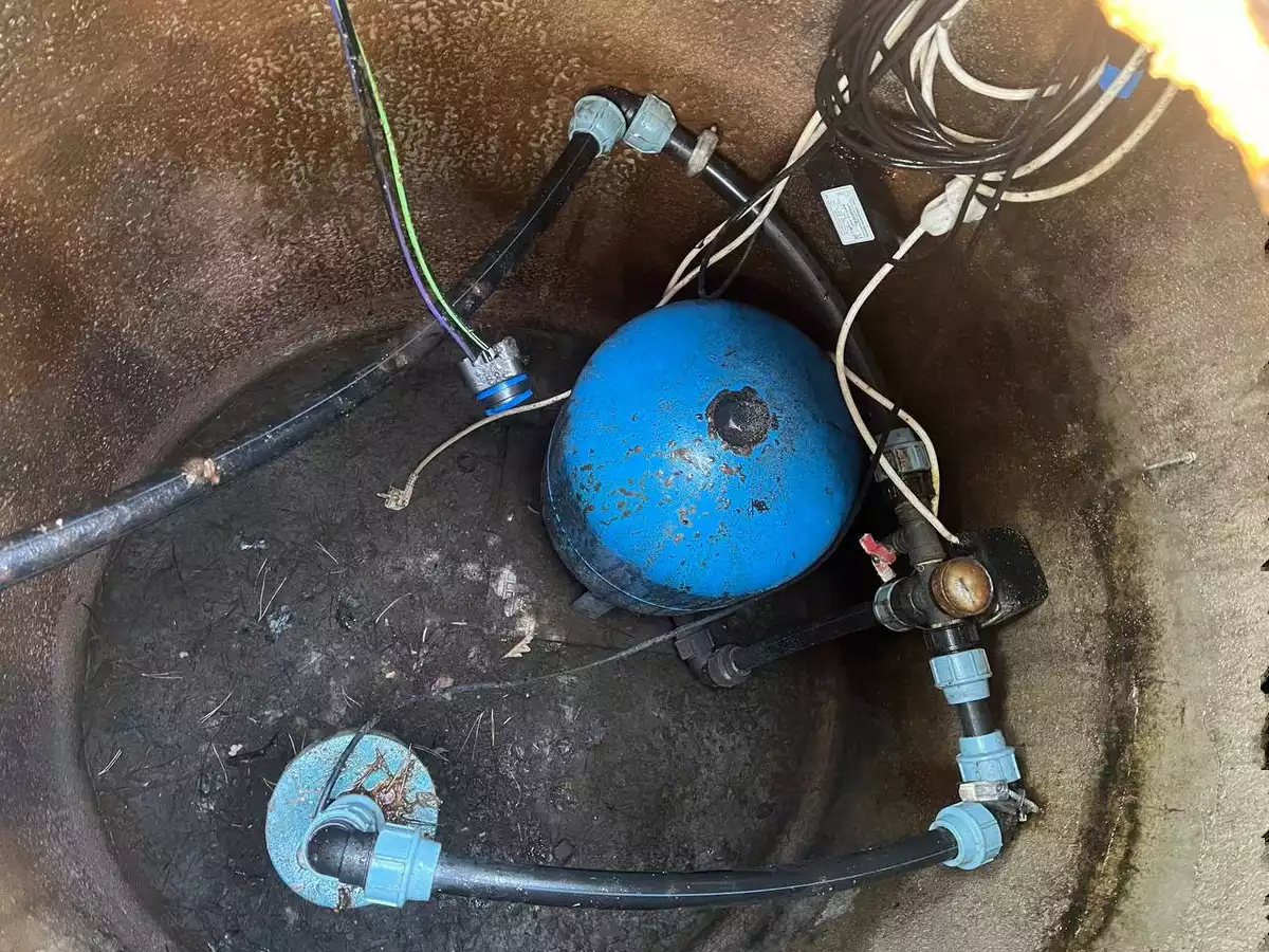 Скважина с обустройством